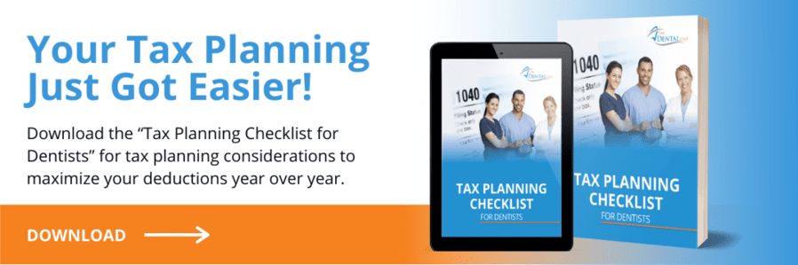 Tax Planning Checklist for Dentists CTA