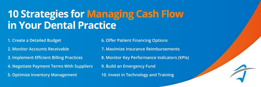 10 strategies for managing cash flow in your dental practice